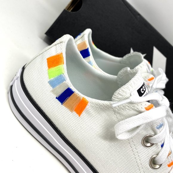 Converse Chuck Taylor AS Canvas Low White Multi W - Picture 9 of 10
